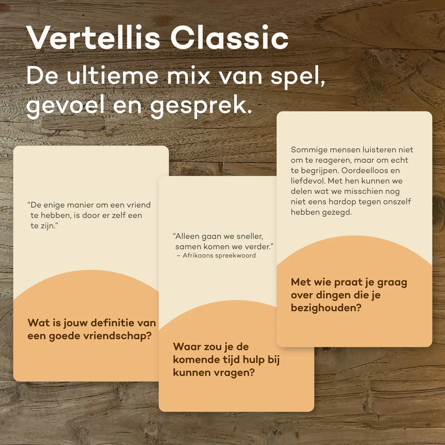 Vertellis Classic kaartspel vragenspel voor familie