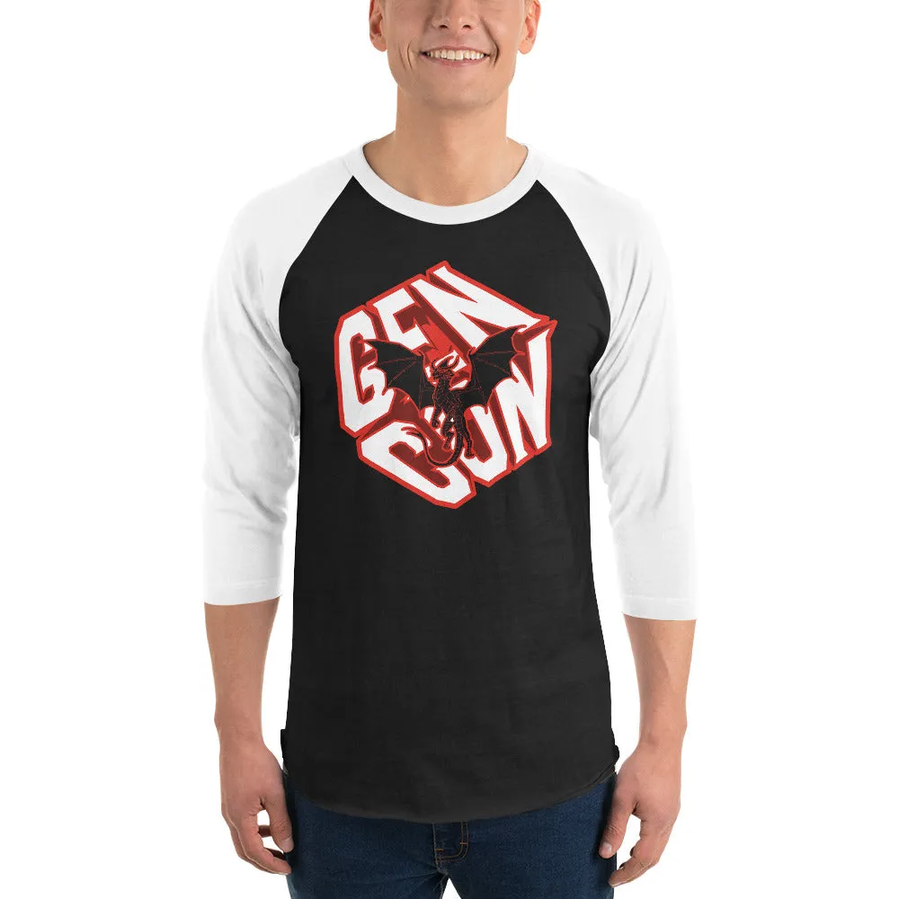 Gen Con 3D Raglan T-shirt katoen 3/4 mouw