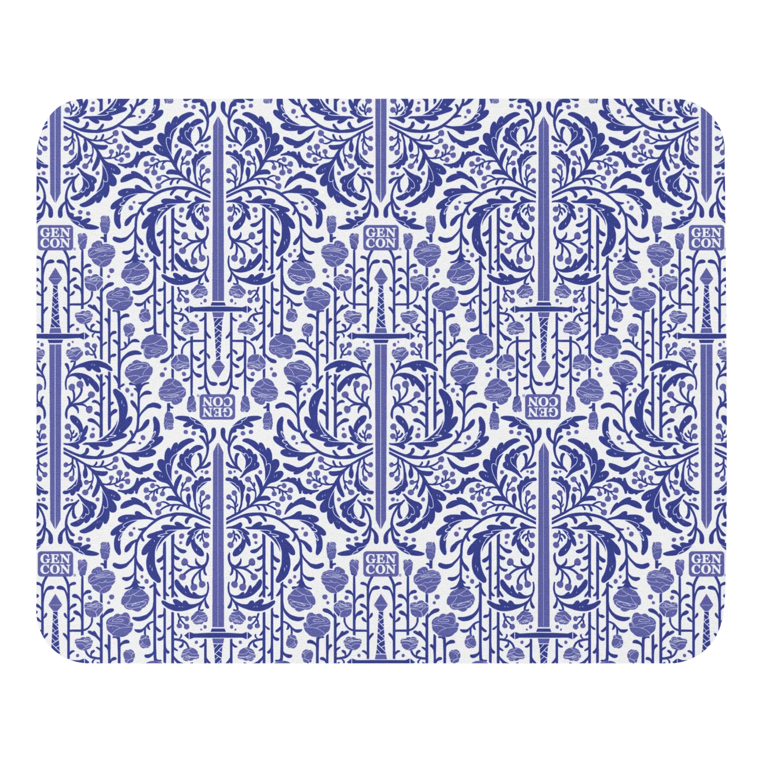 Gen Con Floral Sword muismat groen 18x16 inch
