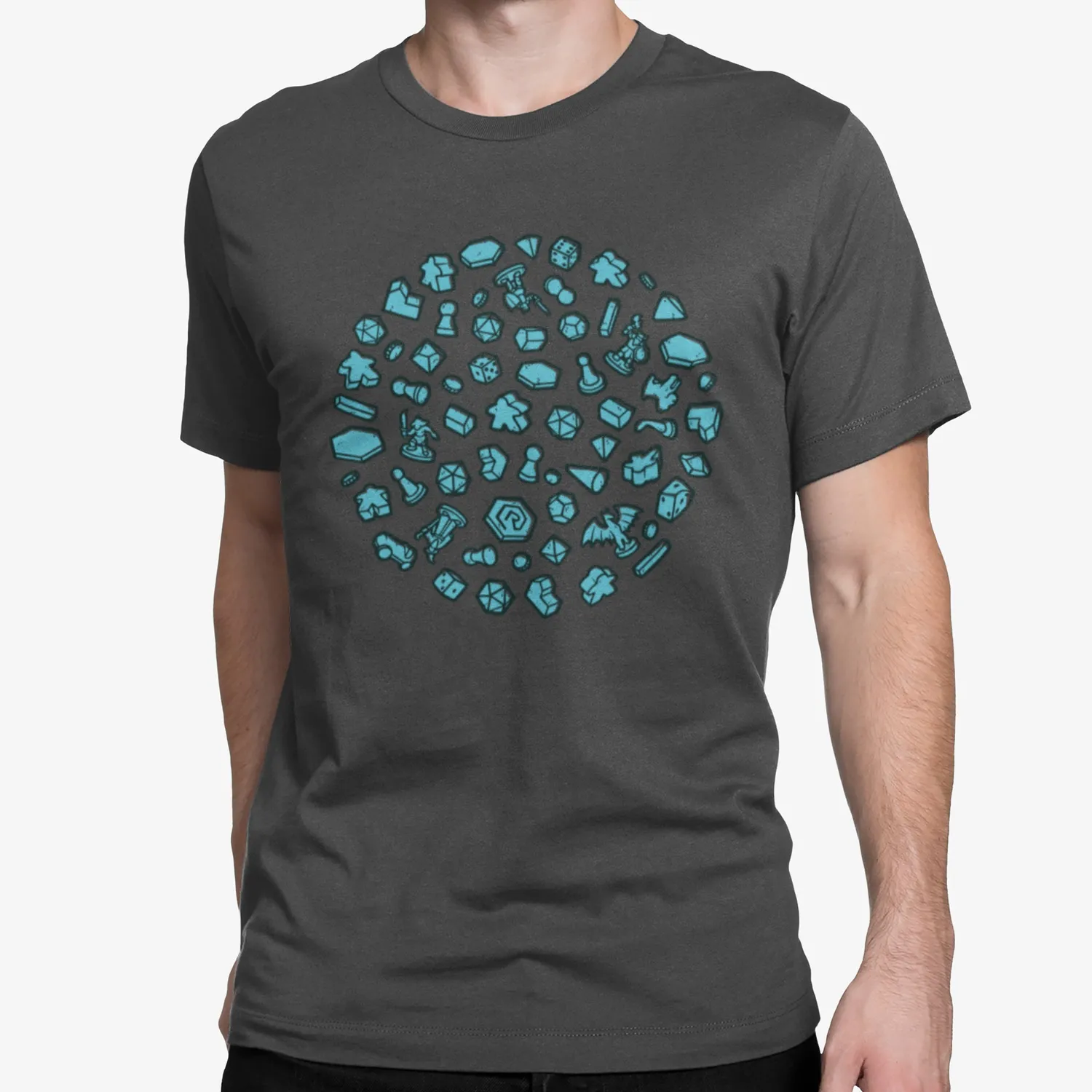 Roll A Crit Circle of Crit T-shirt slim fit katoen