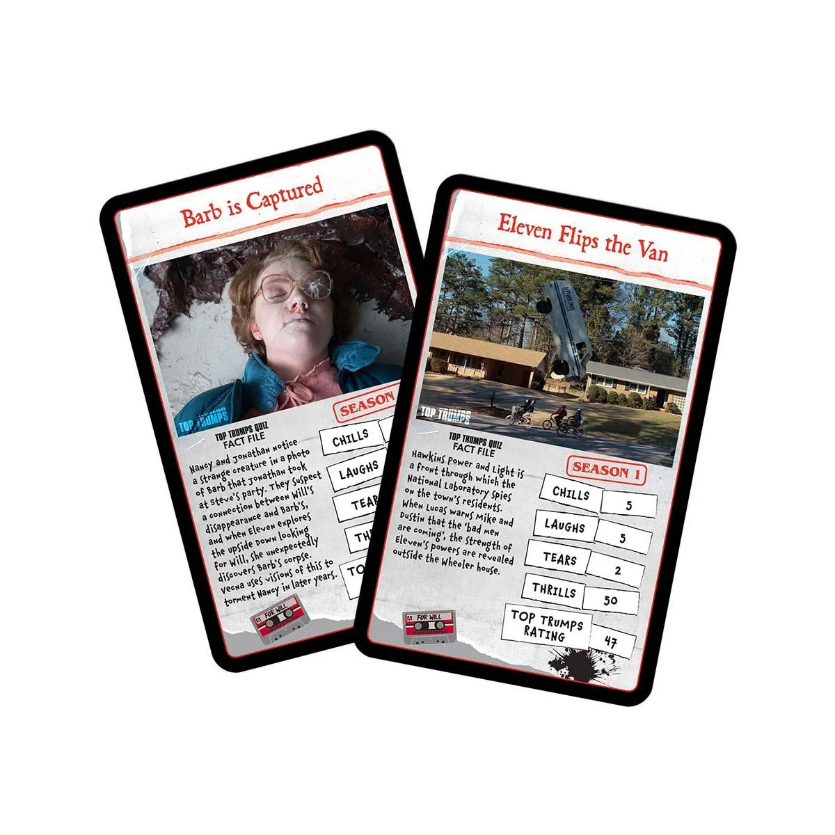 Top Trumps Stranger Things kaartspel collectors tin hawkins