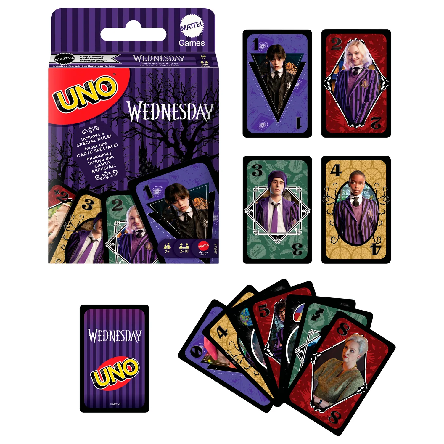UNO Wednesday kaartspel serie-editie 7+ jaar