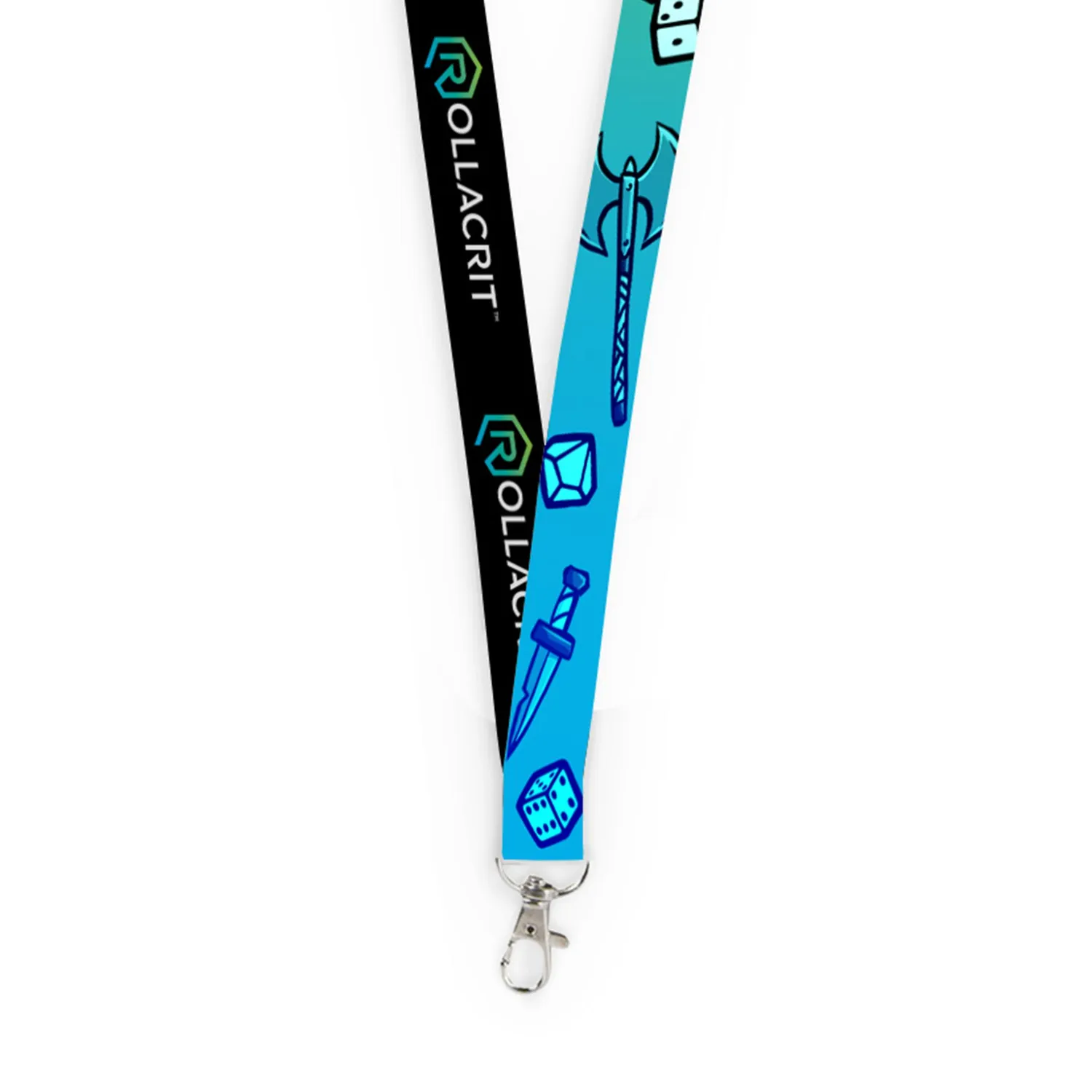 Roll A Crit Find Your Roll V2 lanyard 90 cm