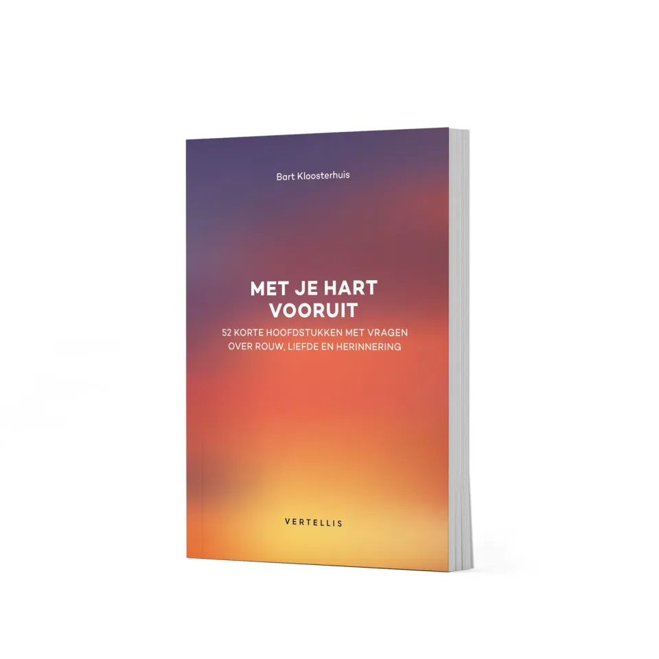 Vertellis Met je hart vooruit boek 52 hoofdstukken troost