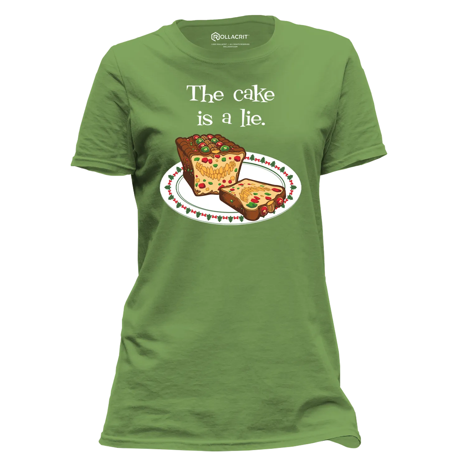 Rollacrit Mimic Fruitcake Dames T-Shirt blauw feestdagen
