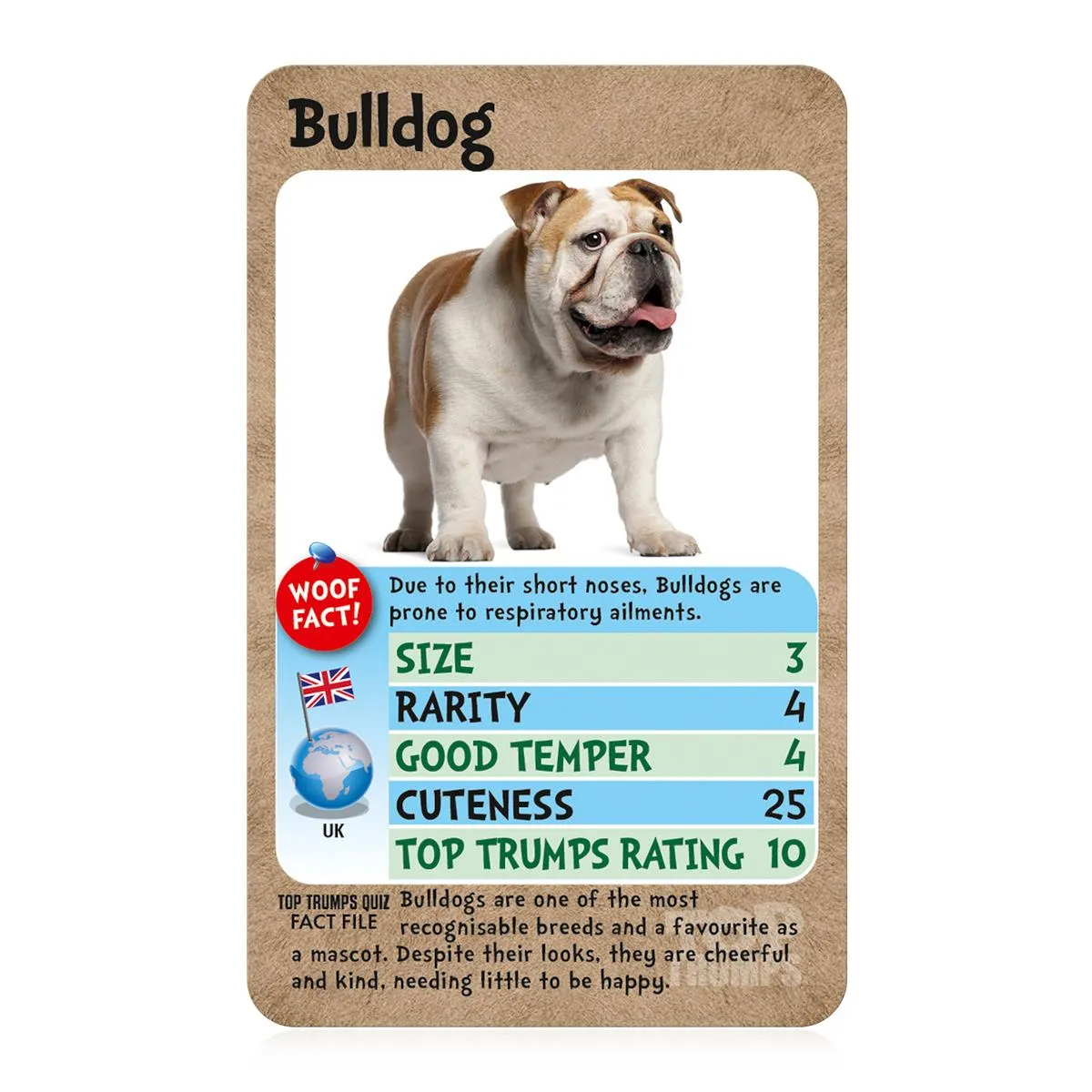 Top Trumps Dogs kaartspel hondenrassen feiten