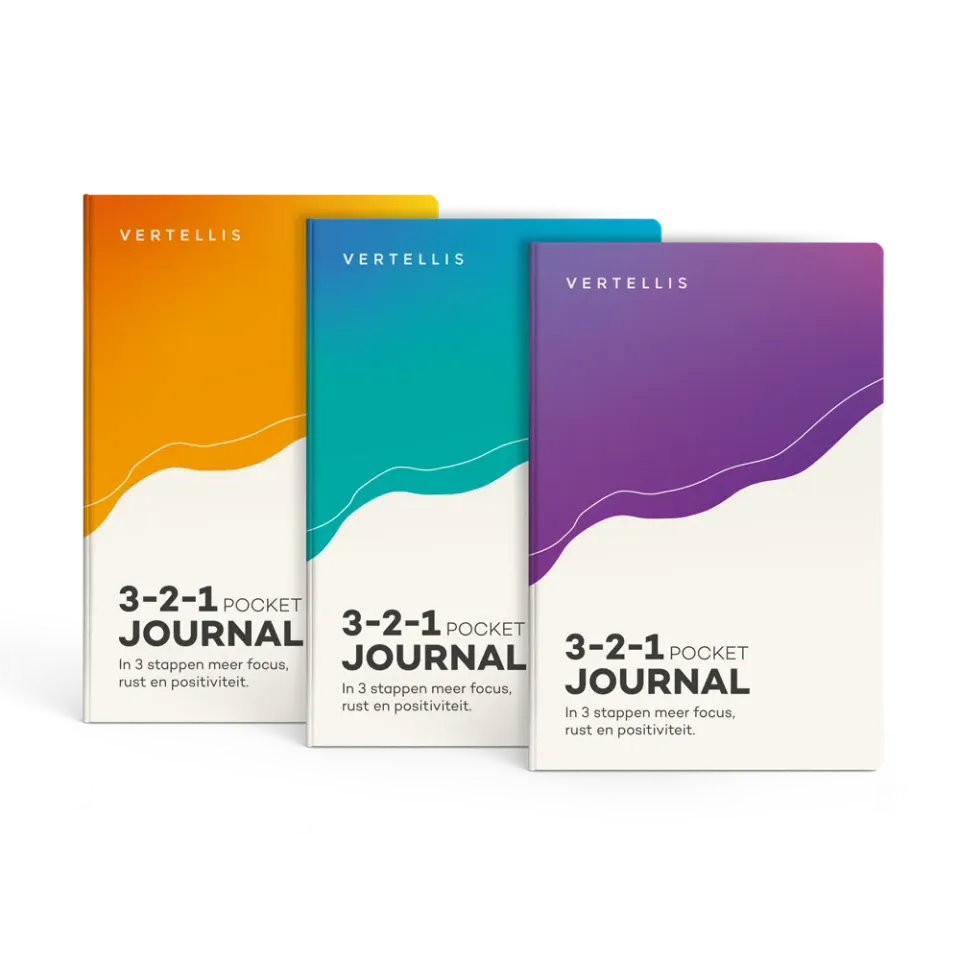 Vertellis 3-2-1 Pocket Journal A6 192 pagina's