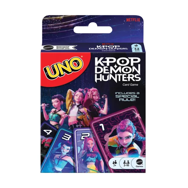 UNO KPop Demon Hunters kaartspel film editie