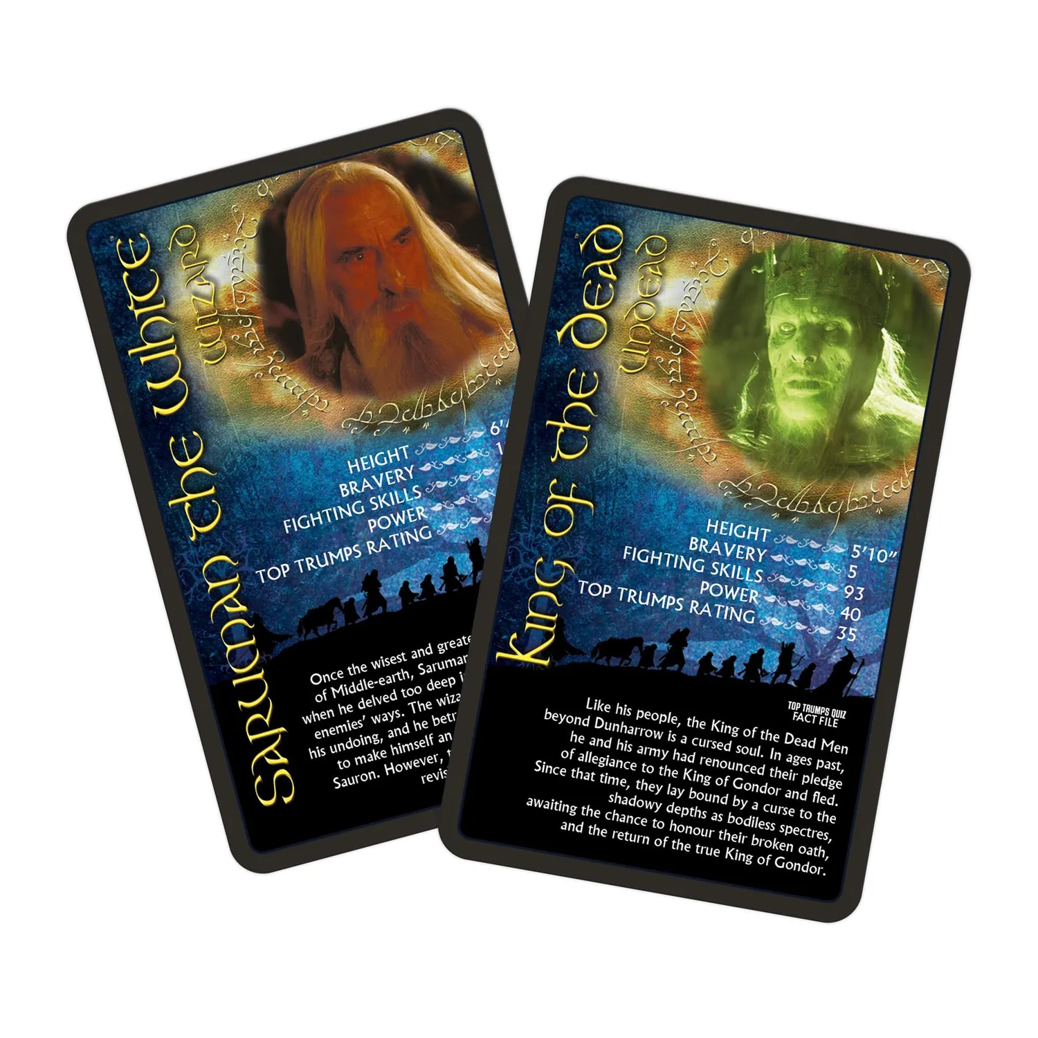 Top Trumps Battle Mat Lord of the Rings kaartspel speelmat