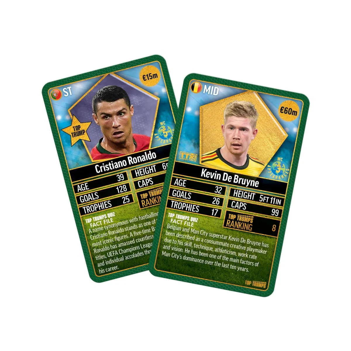 Top Trumps World Football Stars Top 200 kaartspel pack 5