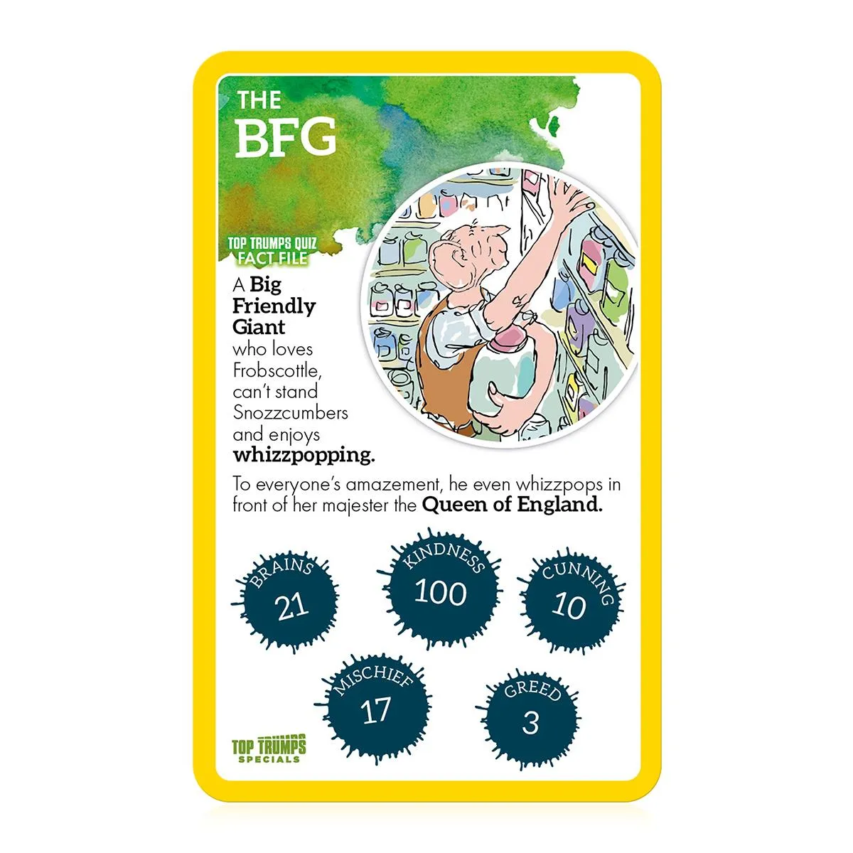 Top Trumps Roald Dahl Vol 1 kaartspel 30 personages
