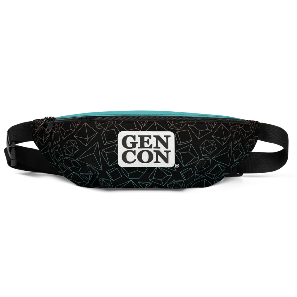 Roll A Crit Gen Con Dice Pattern heuptas S/M waterafstotend