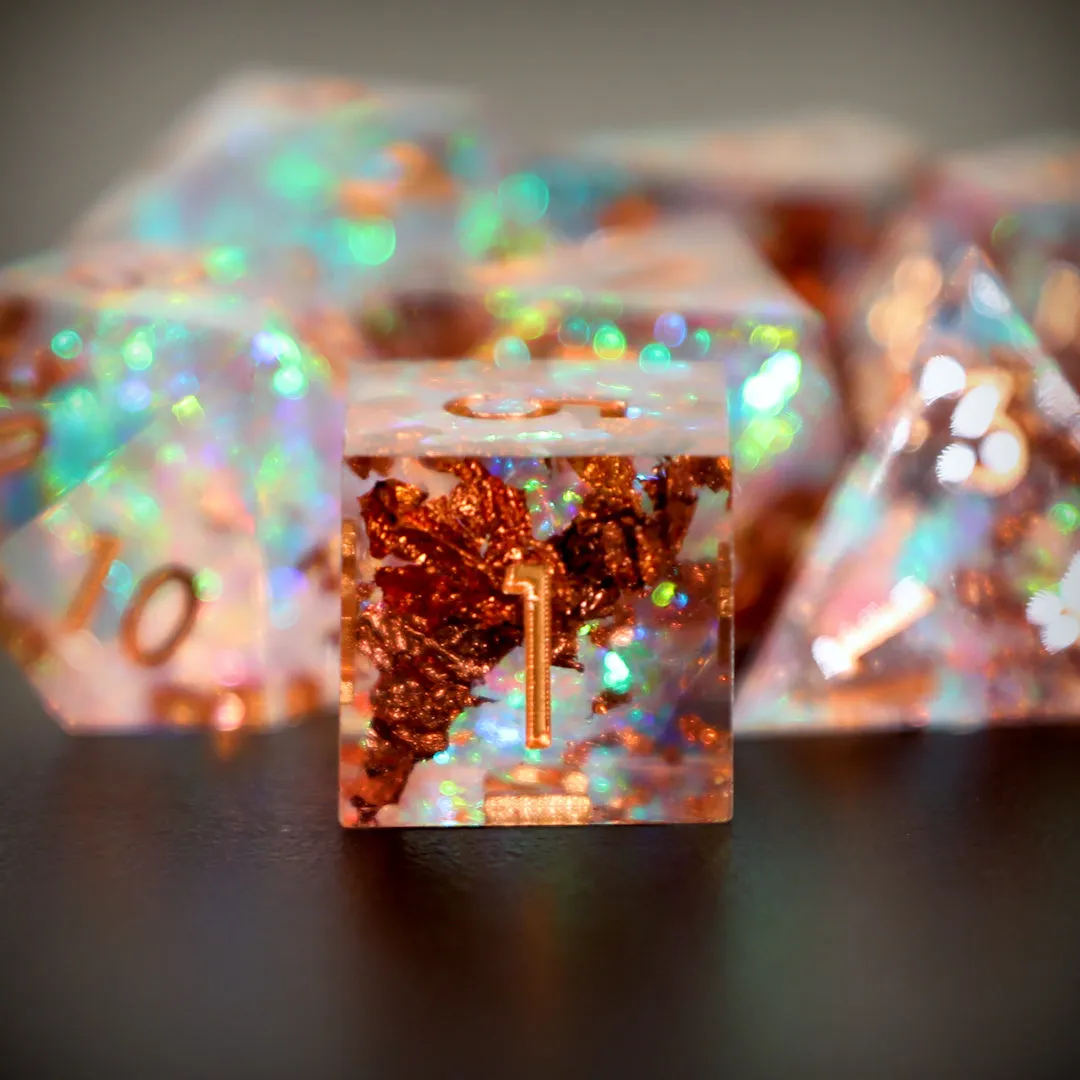 Roll A Crit Mystic Energy Crackle dobbelstenenset 7-delig