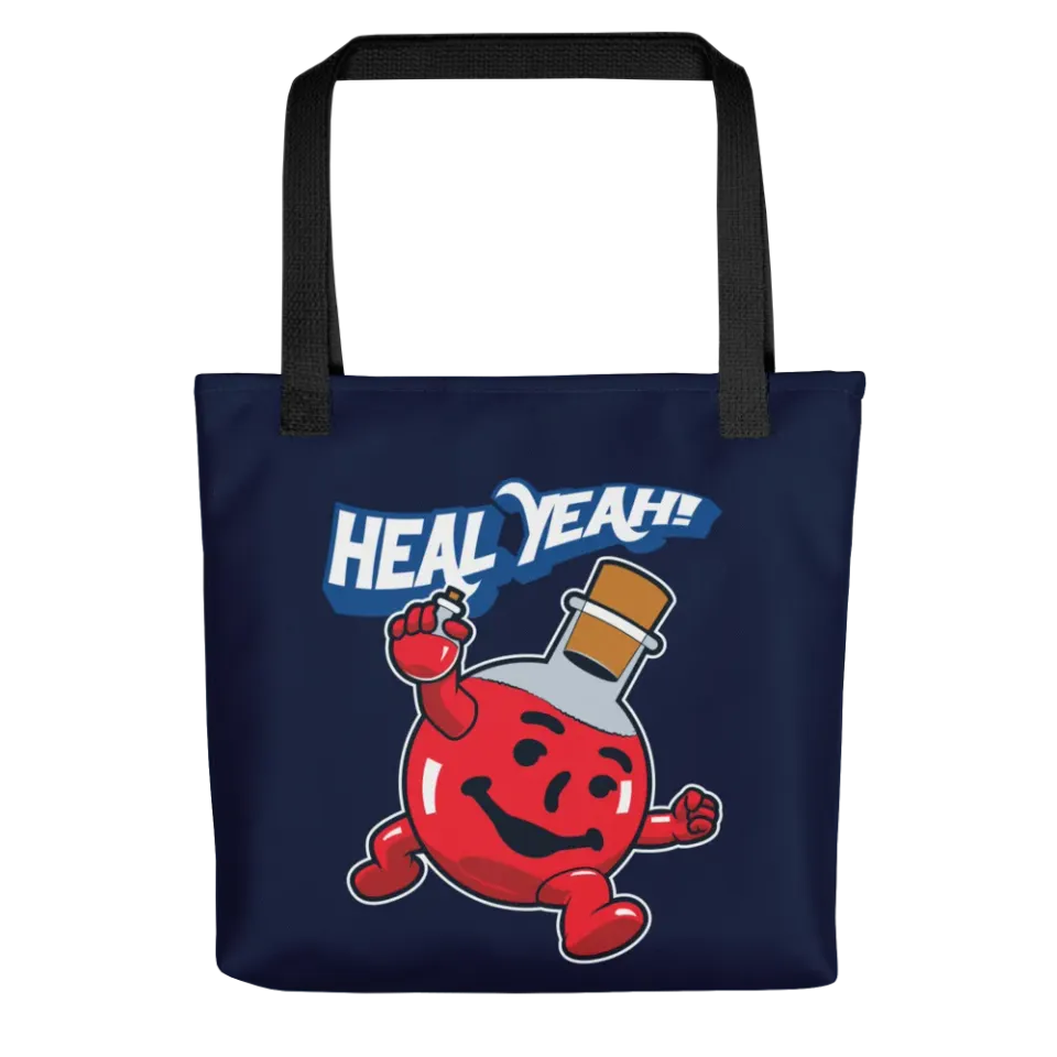 Roll A Crit Potion Man tote bag 38 cm katoenen hengsels
