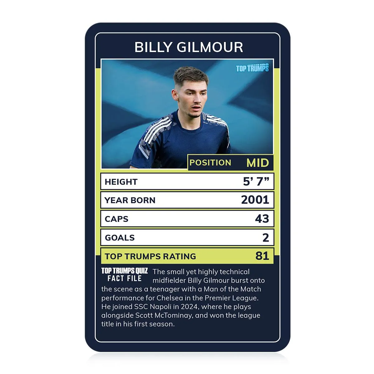 Top Trumps Scottish Football Stars kaartspel 30 kaarten