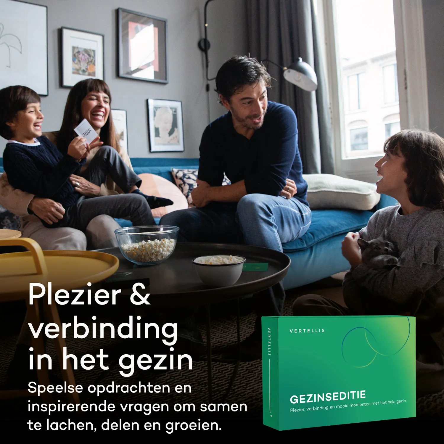 Vertellis Gezinseditie kaartspel 111 kaarten