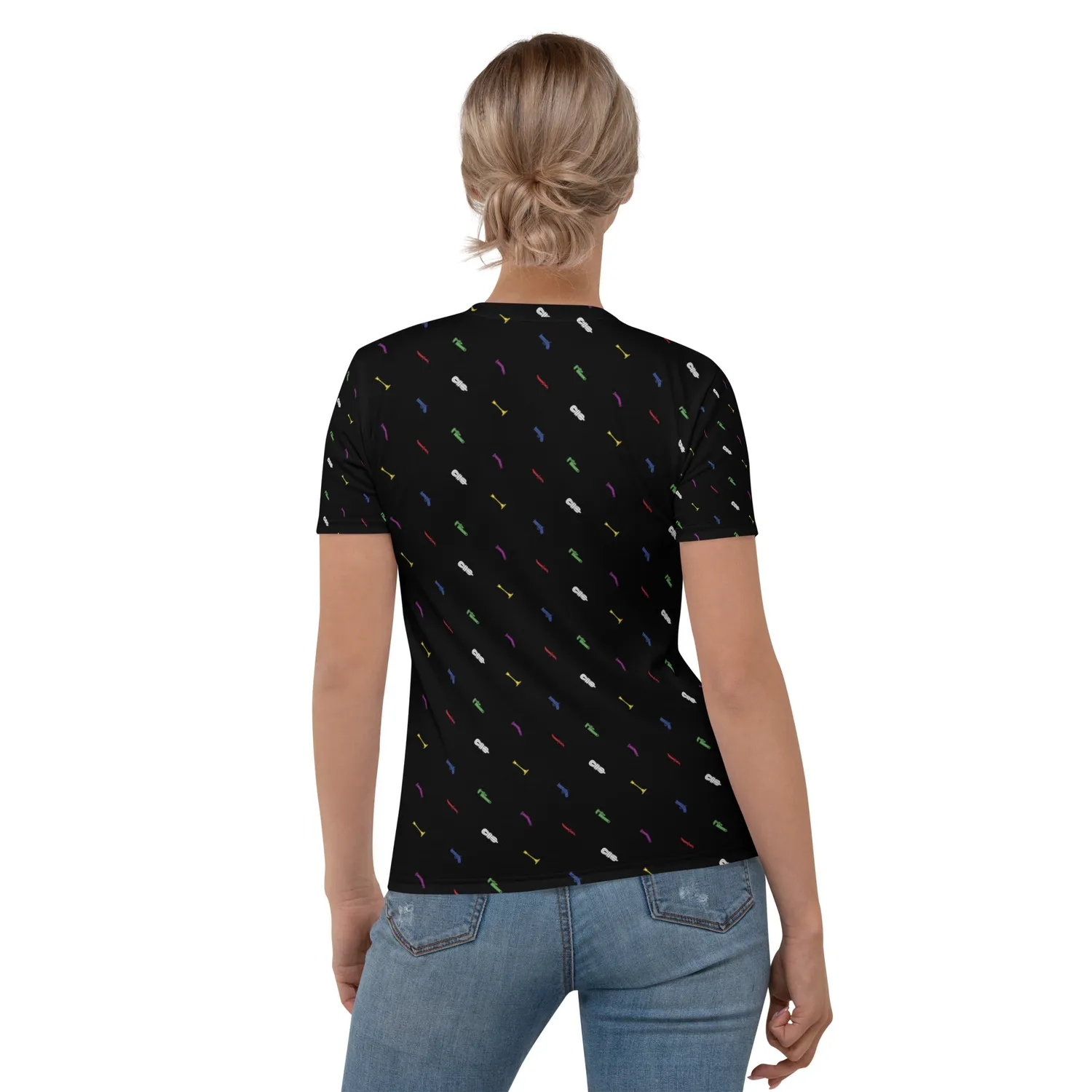 Rollacrit Get a Hint all over print T-shirt dames stretch