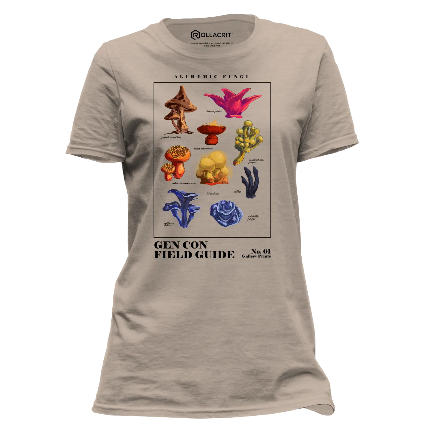 Gen Con Alchemic Fungi femme T-shirt zwart maat M katoen