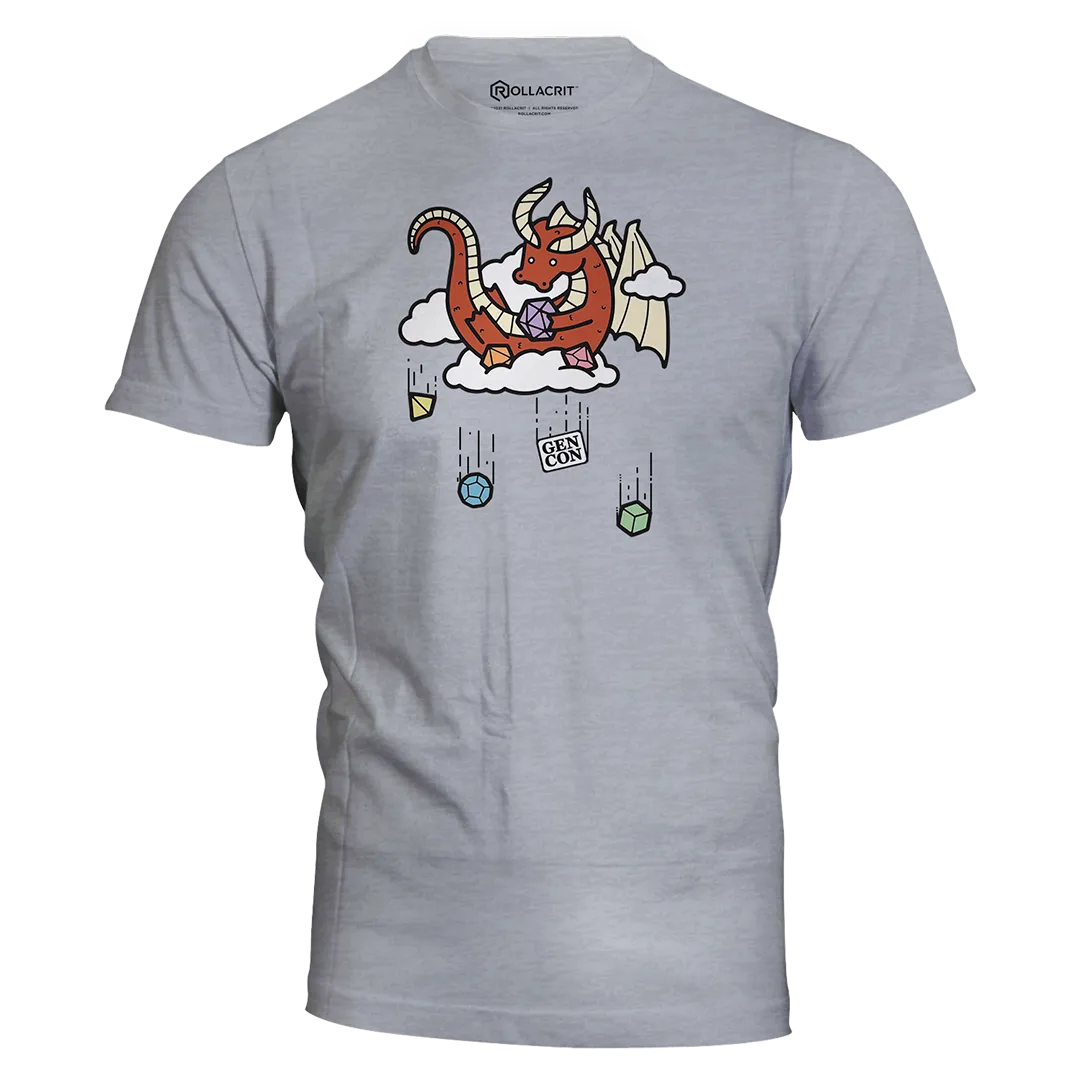 Roll A Crit Gen Con Skyrolling Genevieve T-shirt zwart katoen