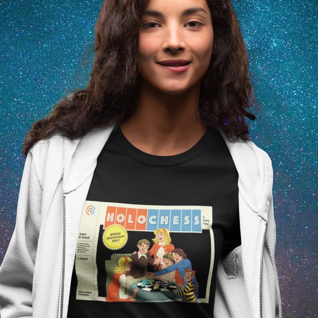 Roll A Crit Holo Chess Femme T-shirt dames katoen