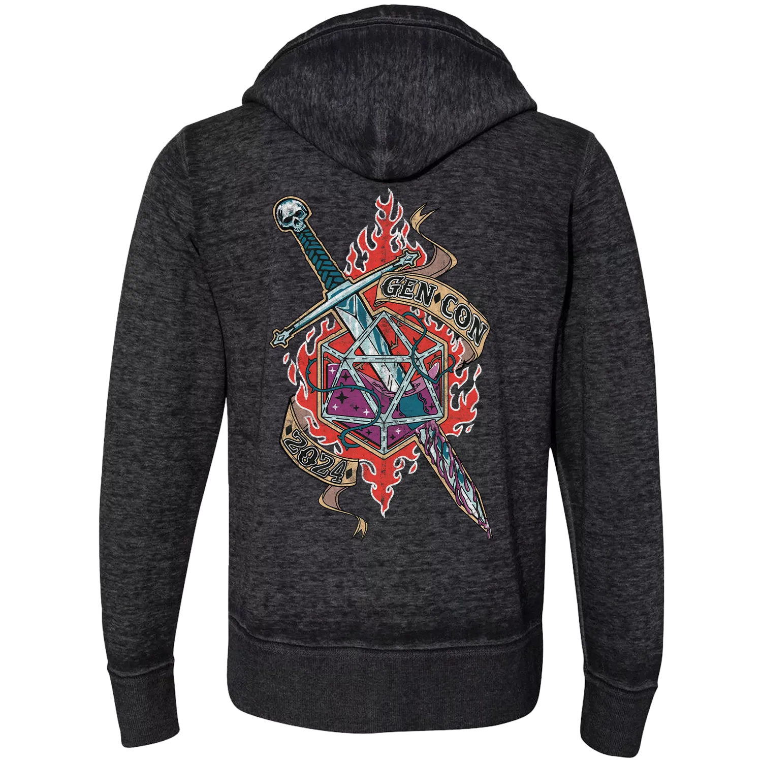 Roll A Crit Gen Con Damage World Tour 2024 hoodie