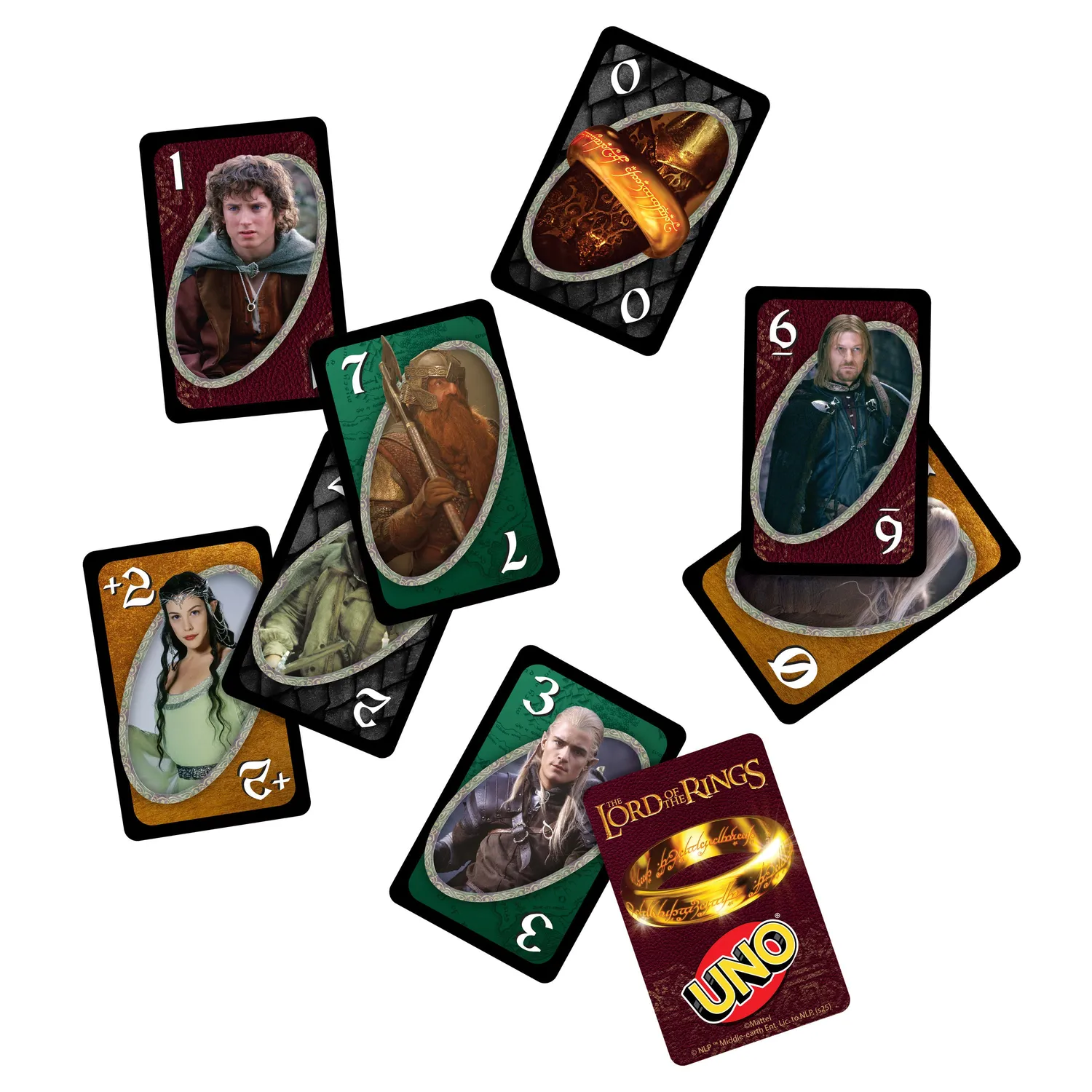 UNO The Lord of the Rings kaartspel filmeditie 7+ jaar