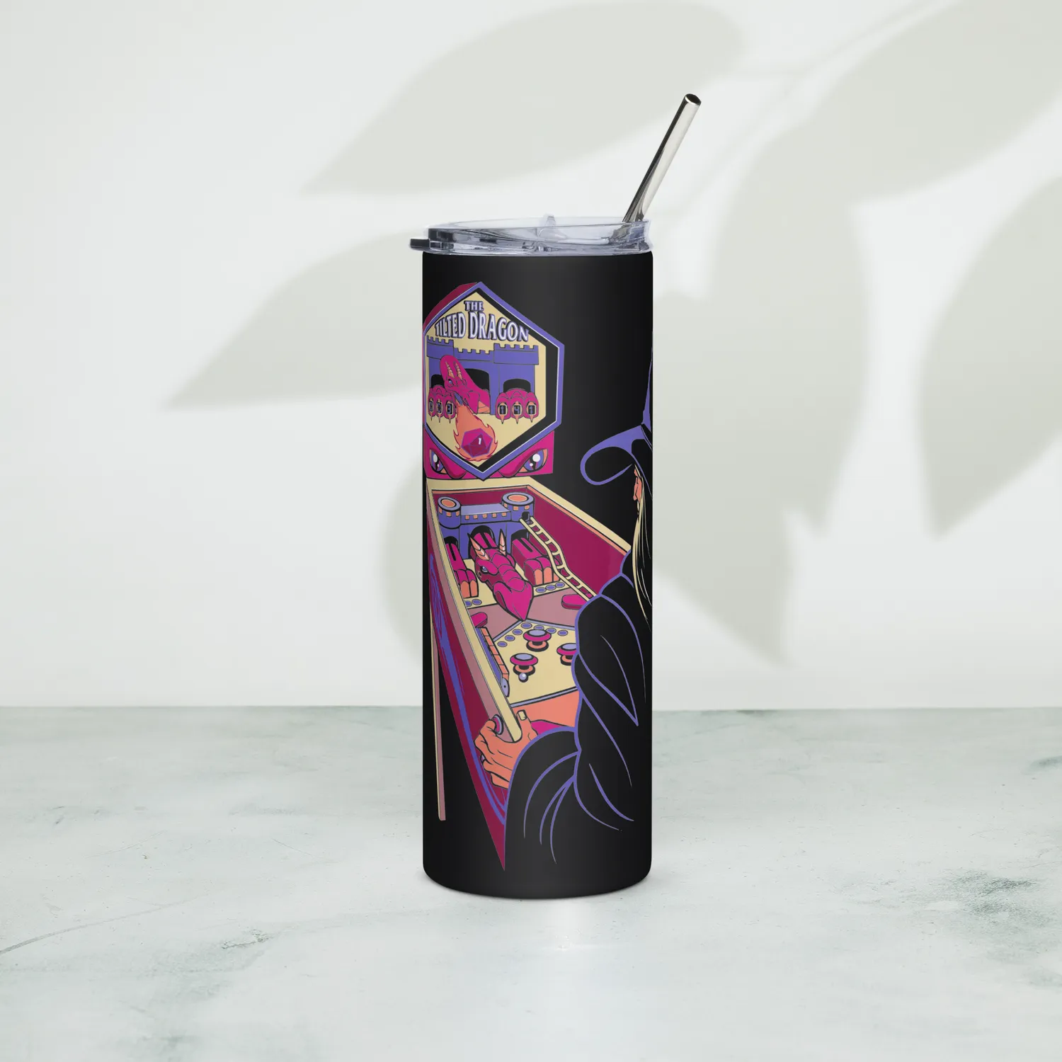 Roll A Crit Pinball Wizard tumbler rvs 600 ml