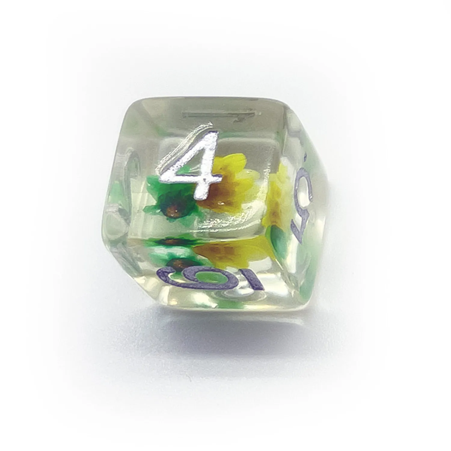 Roll A Crit Dandelion Flower dobbelset 7-delig transparant