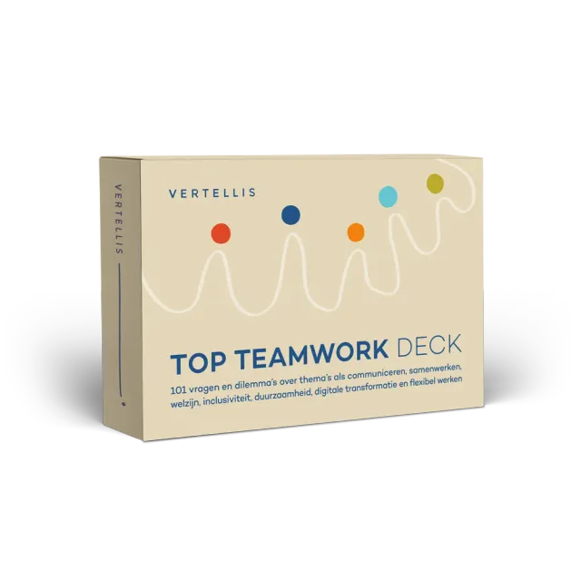 Vertellis TOP Teamwork Deck kaartspel 101 vragen