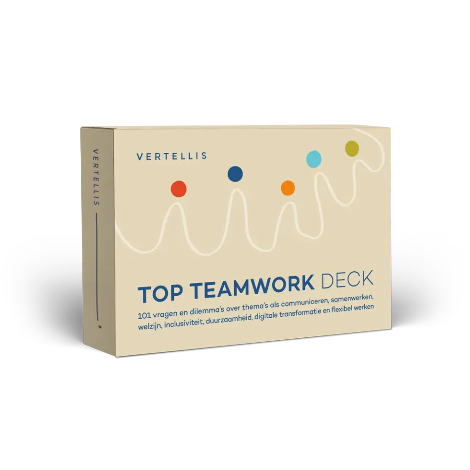 Vertellis TOP Teamwork Deck kaartspel 101 vragen