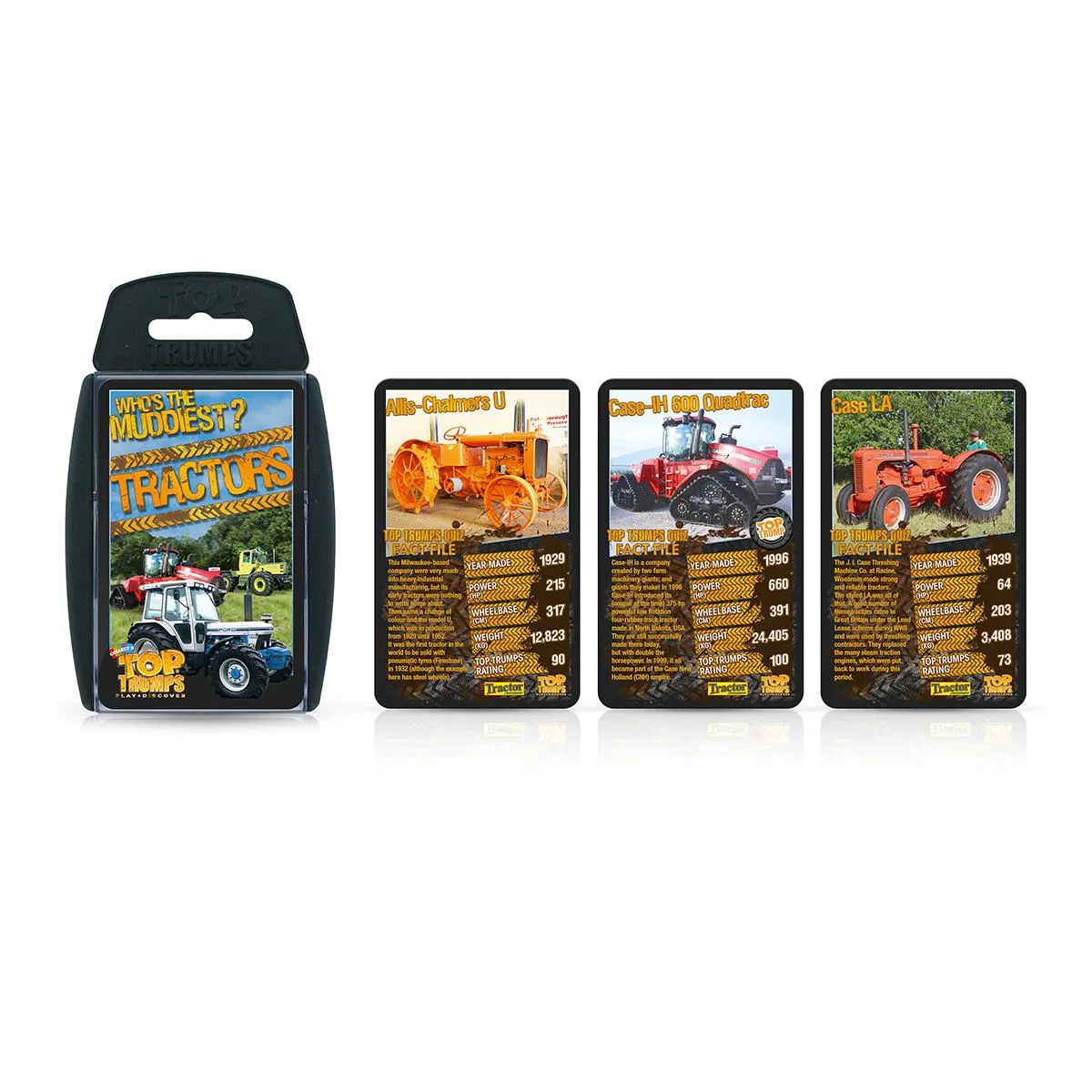 Top Trumps Tractors kaartspel top 30