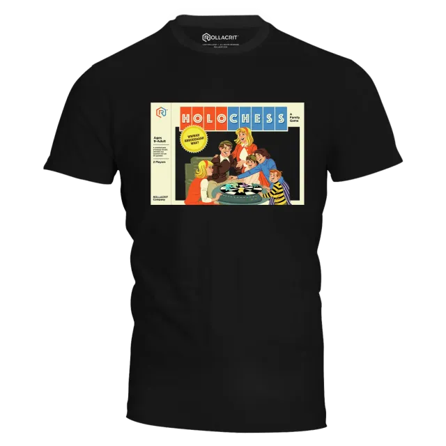 Roll A Crit Holo Chess T-shirt katoen