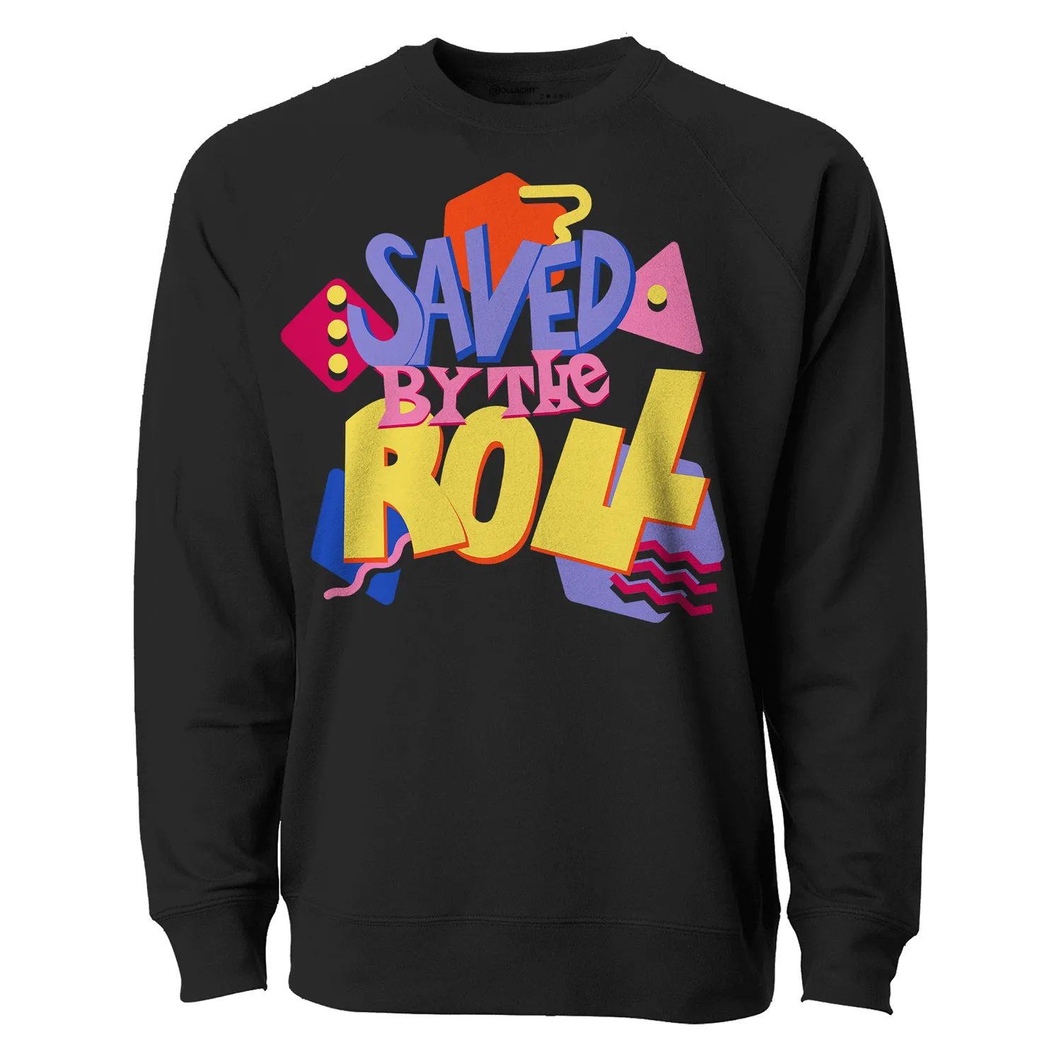 Roll A Crit Saved by the Roll sweater katoen uniseks