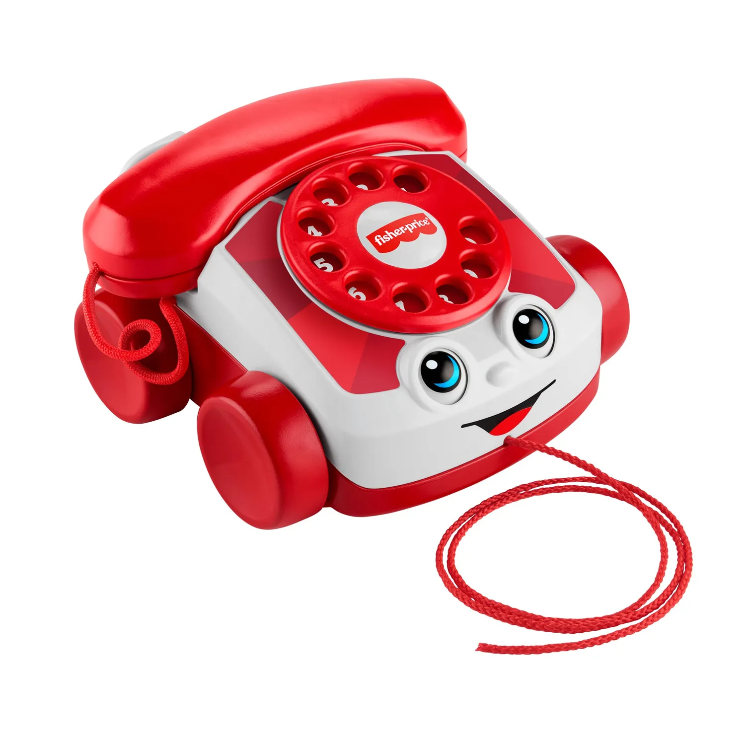 Fisher-Price Chatter Trektelefoon Rood 80 Jaar babyspeelgoed