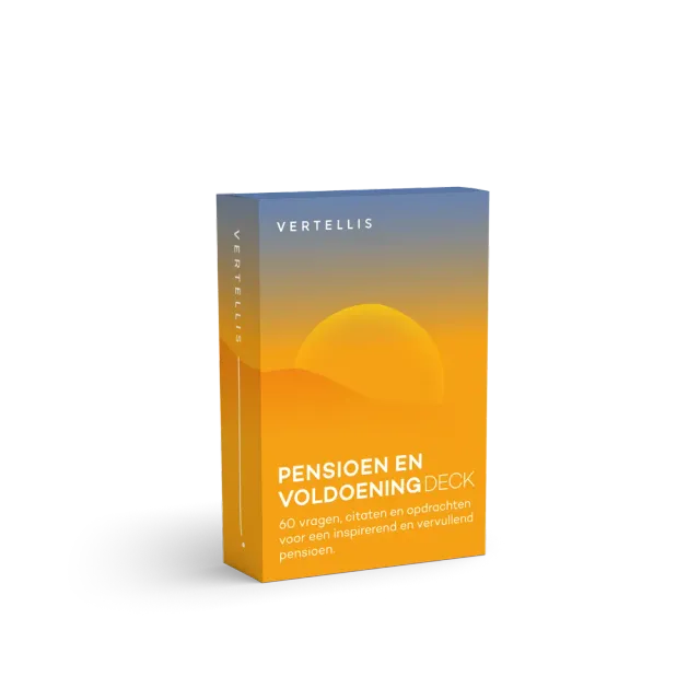 Vertellis Pensioen en Voldoening Deck kaartspel pensioen