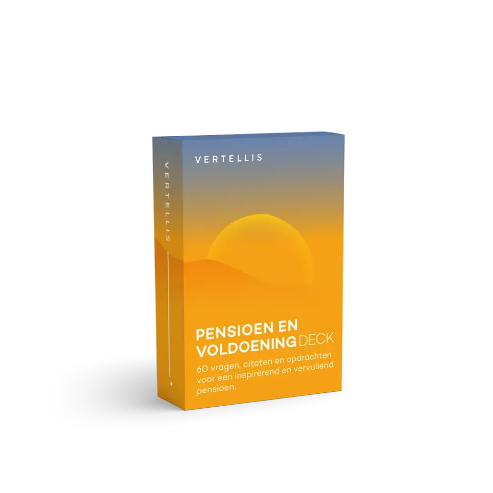 Vertellis Pensioen en Voldoening Deck kaartspel pensioen
