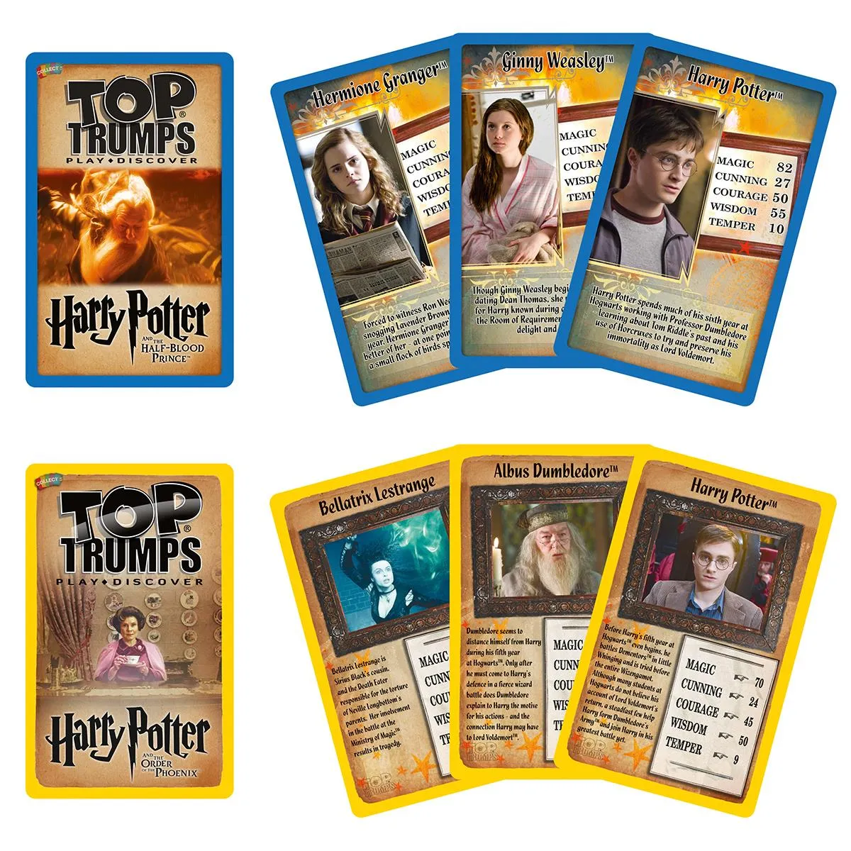 Top Trumps Harry Potter Hufflepuff koffer tin 2 spellen