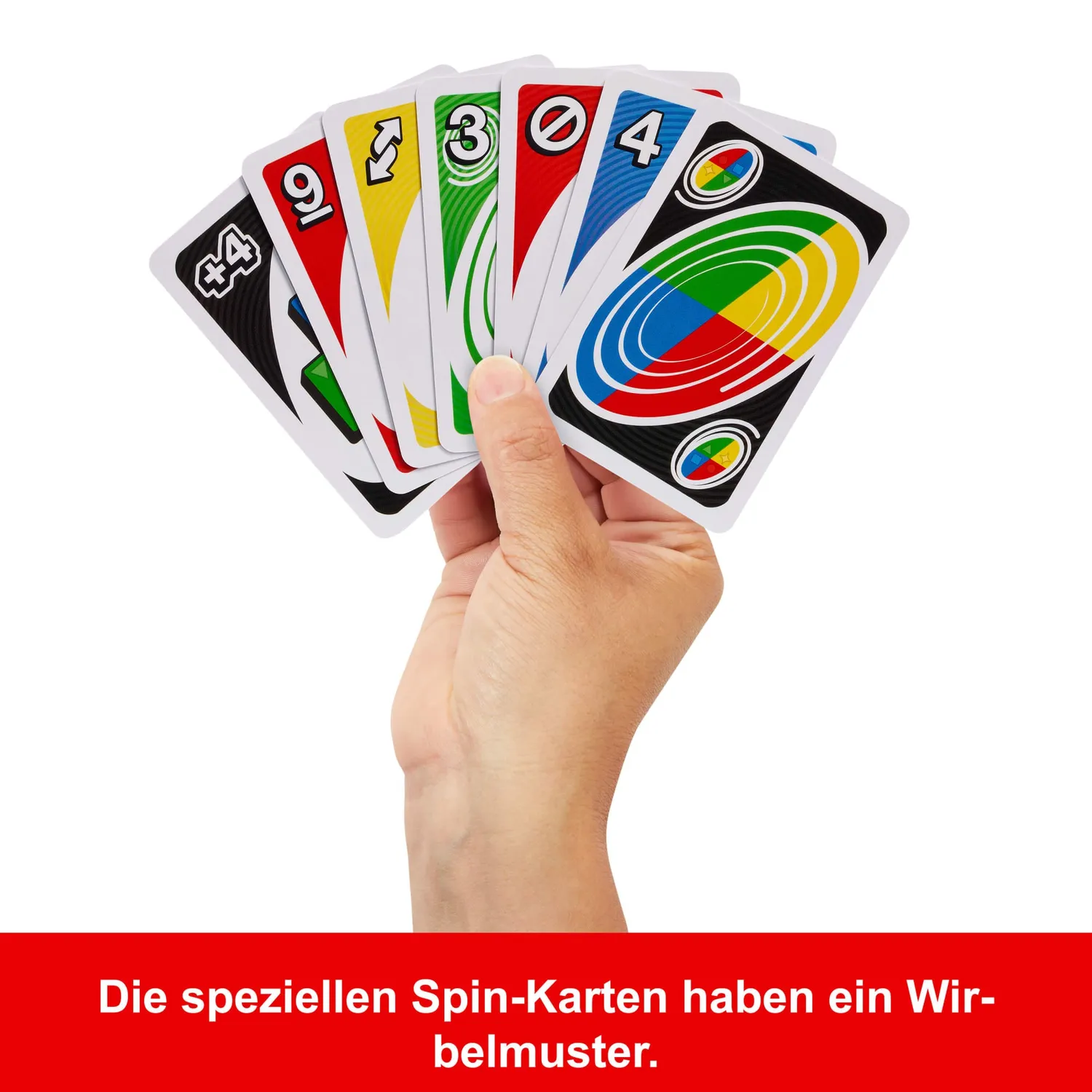 UNO Spin kaartspel met draaischijf 112 kaarten