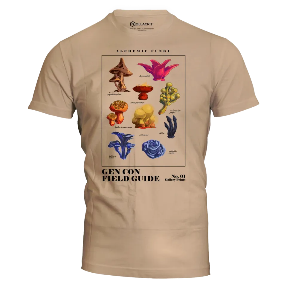 Gen Con Alchemic Fungi t-shirt uniseks katoen