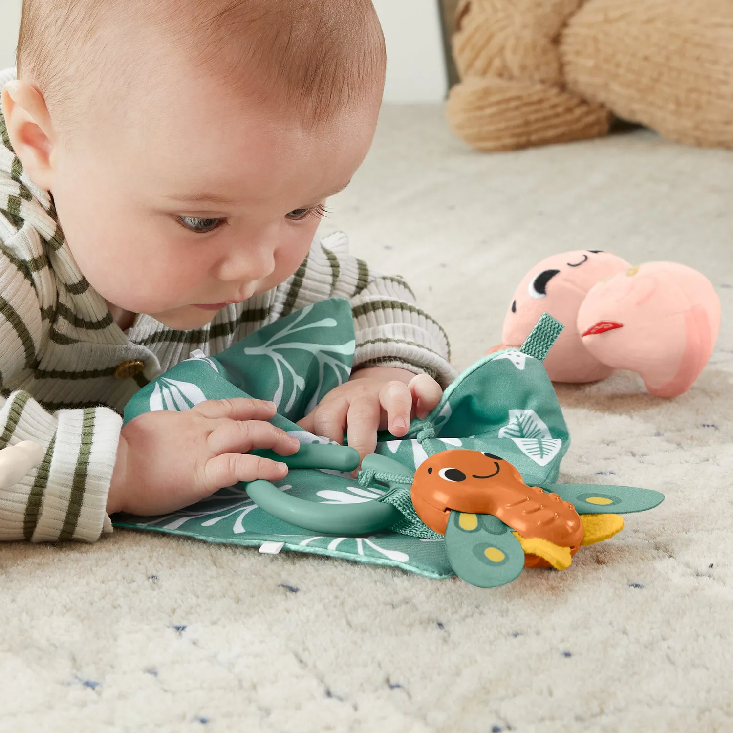 Fisher-Price Zintuigen cadeauset babyspeelgoed 4-delig zacht