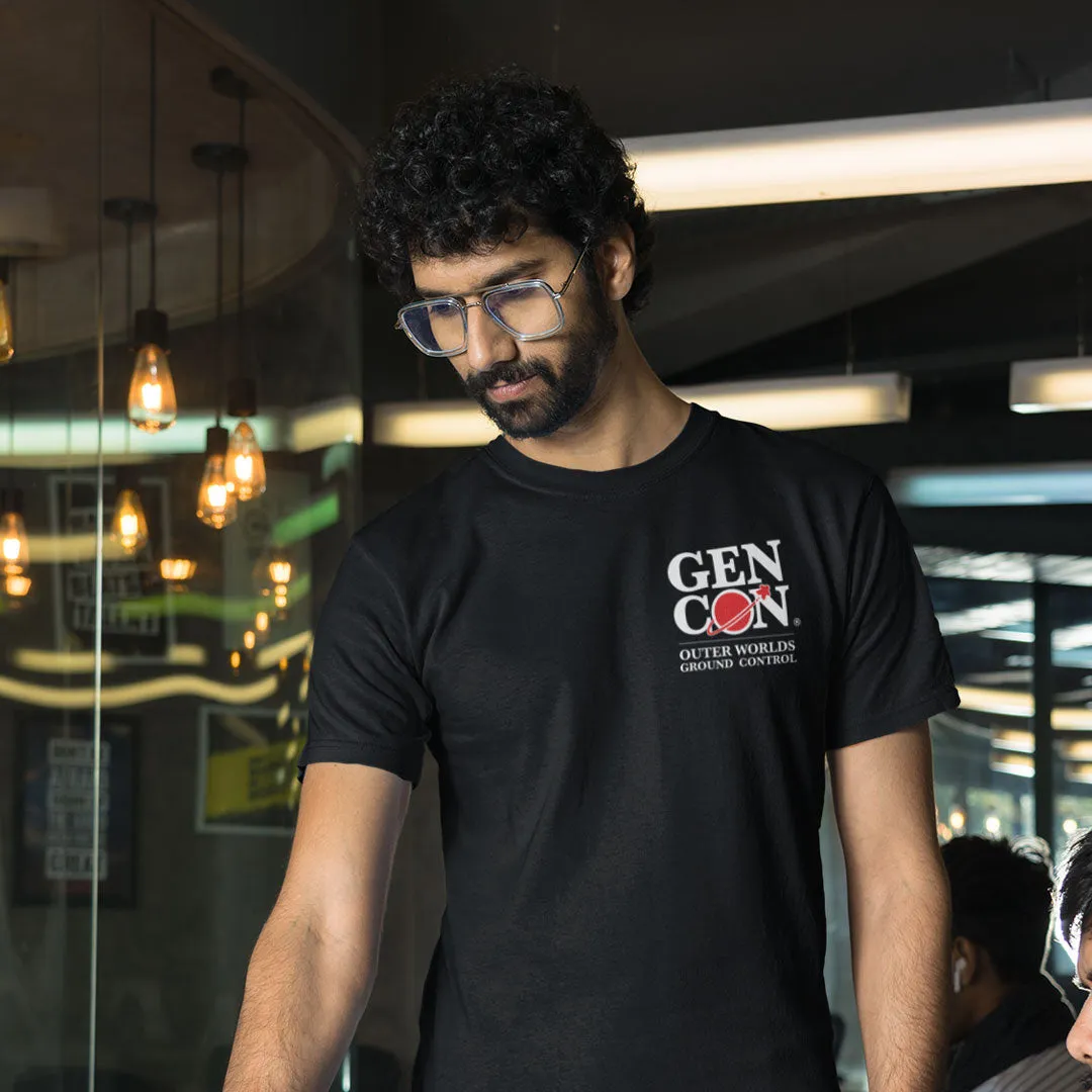 Roll A Crit Outer Worlds T-shirt Ground Control zwart