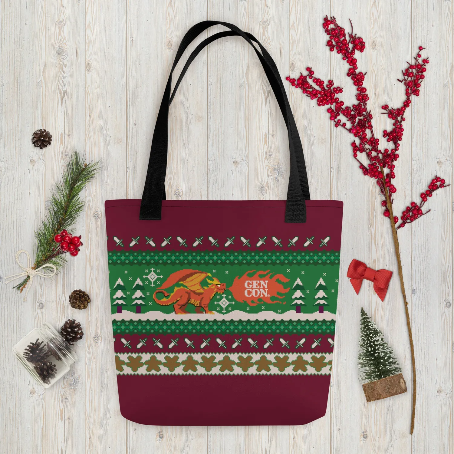 Roll A Crit Gen Con 2023 Genevieve Tote Bag draagtas 10 l