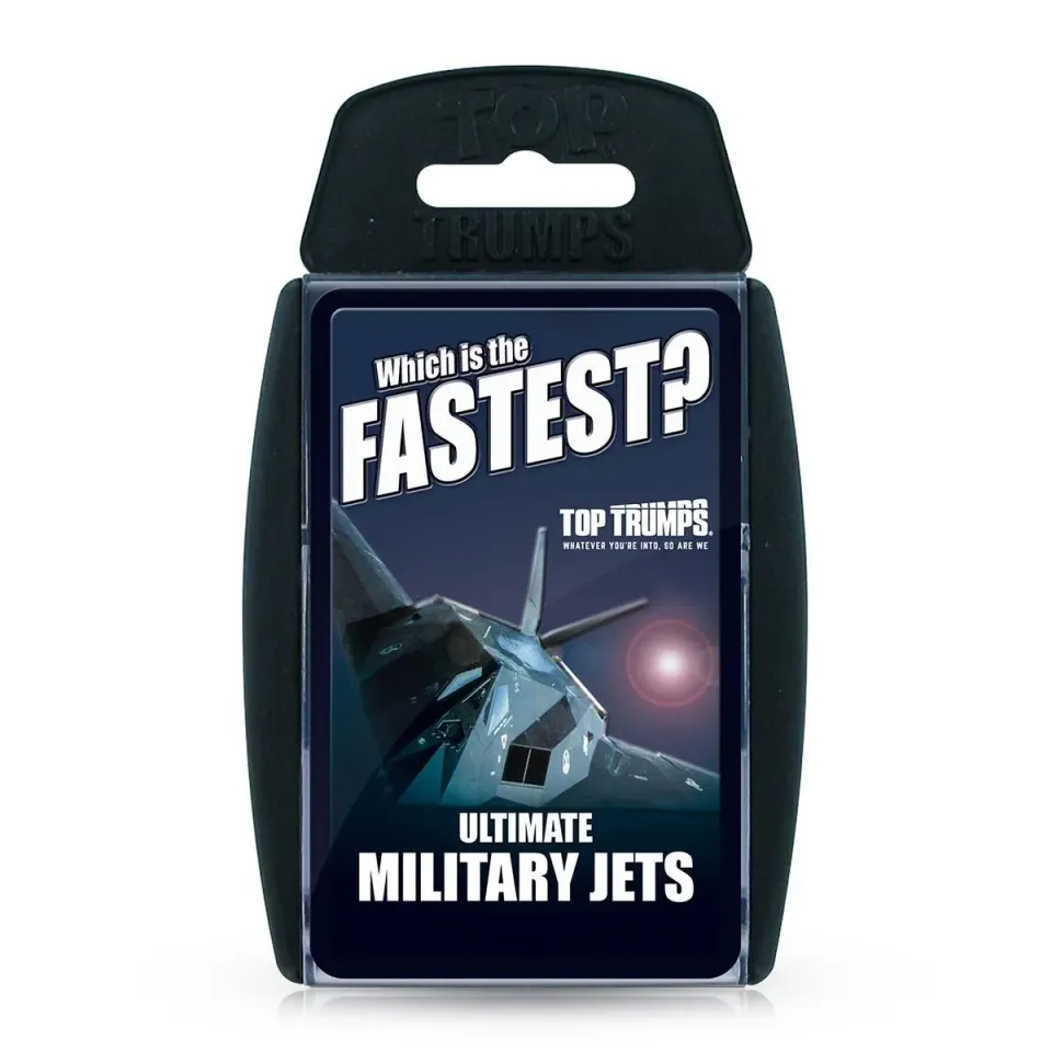 Top Trumps Ultimate Military Jets kaartspel straaljagers