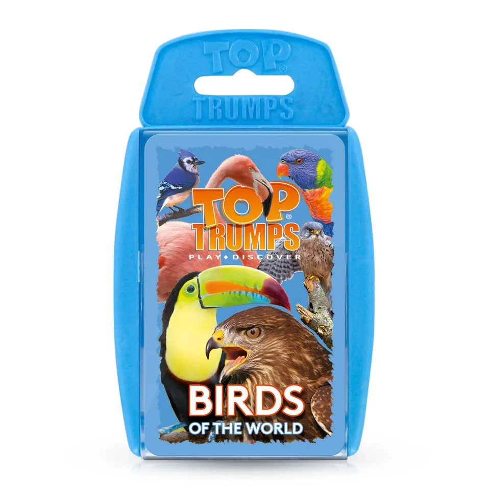 Top Trumps Birds kaartspel 30 kaarten vogels
