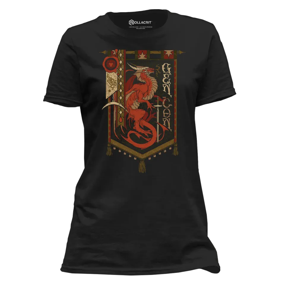 Roll A Crit Gen Con 2026 House of Genevieve T-shirt femme