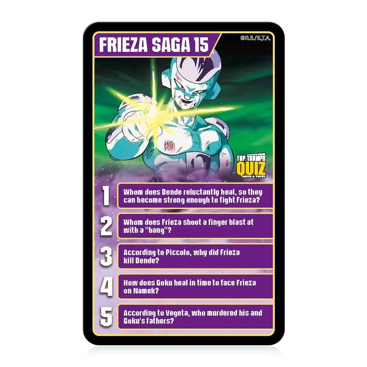 Top Trumps Quiz Dragon Ball Z quiz kaartspel 500 vragen