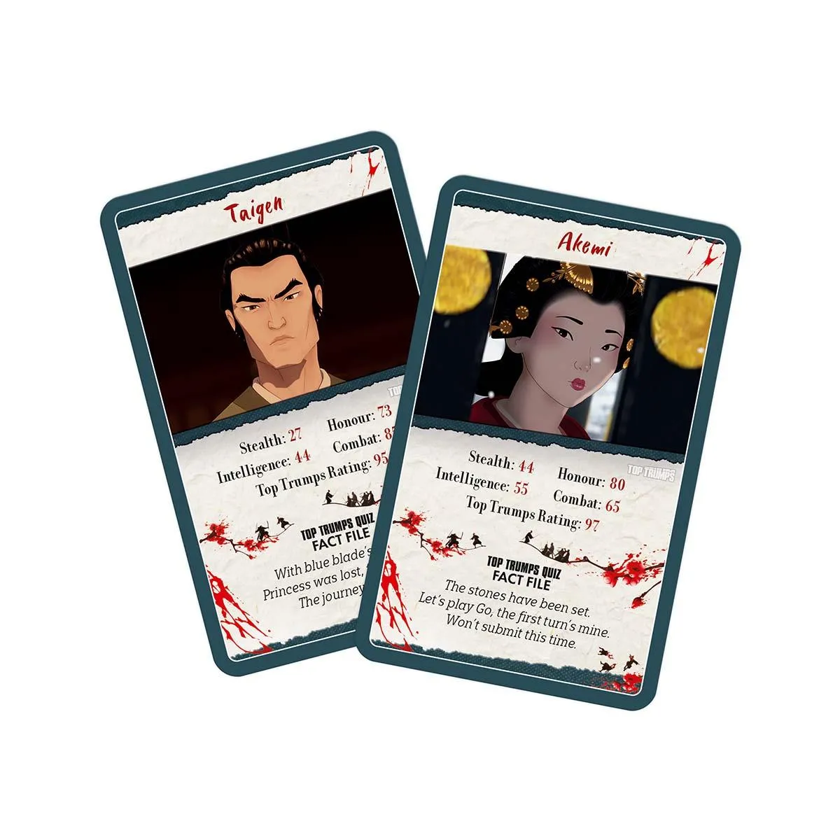 Top Trumps Blue Eye Samurai kaartspel 30 kaarten 16+