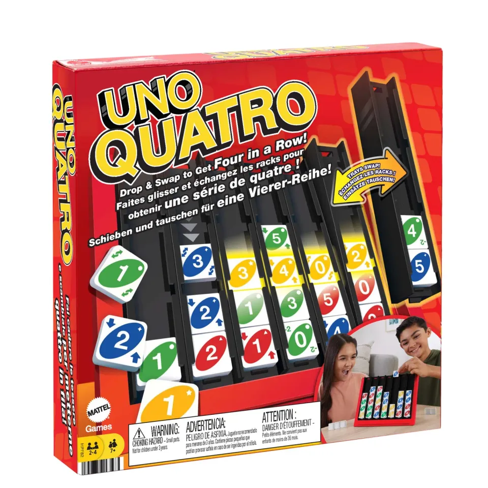 UNO Quatro tegelspel 4 op een rij 7+