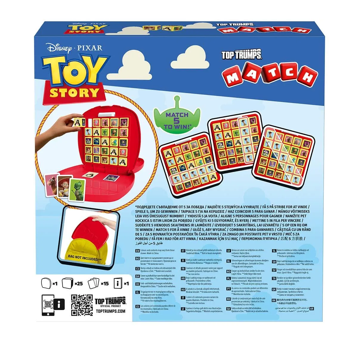 Top Trumps Match Toy Story kubusspel 2 spelers