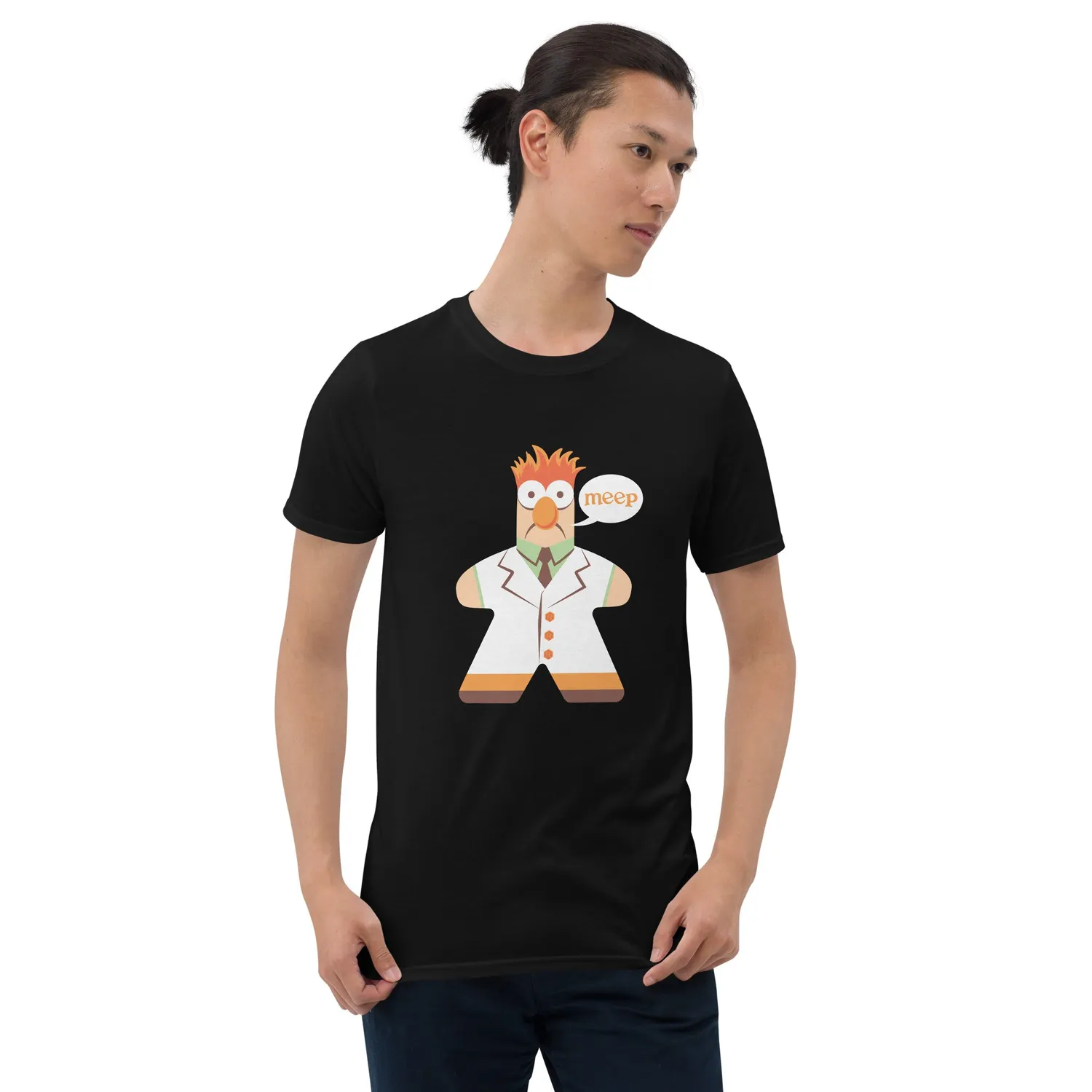 Roll A Crit Mupple Meeple T-shirt unisex katoen